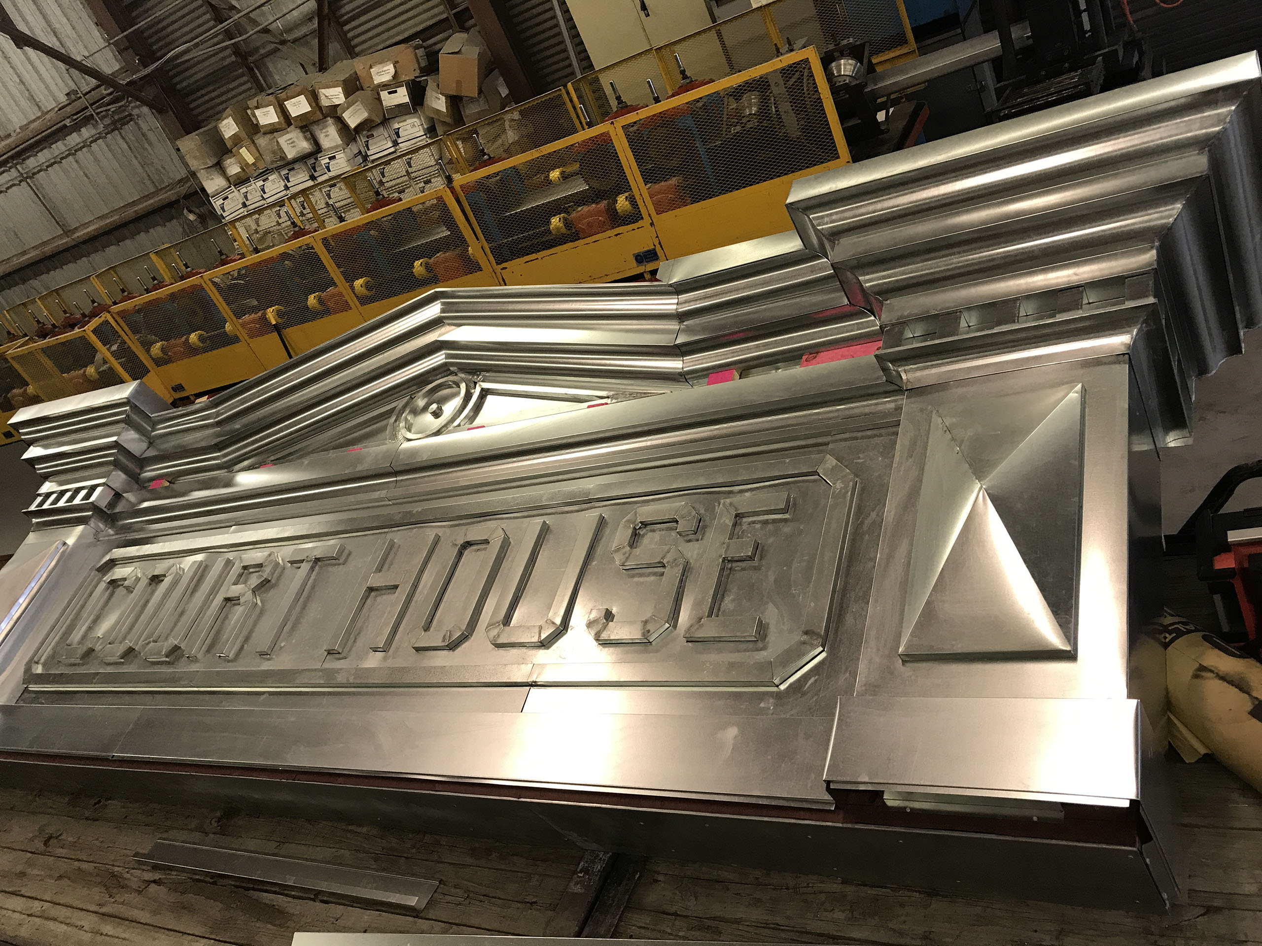 Architectural Monument Signs Nola- New Orleans- Wall Mounument Signs New Orleans- Nola- Metal Monument Signs Nola