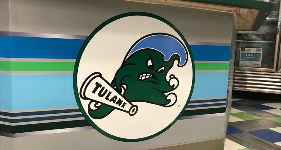 counter wrap graphics new orleans tapia nola, wall wraps, window wraps new
orleans, vehicle wraps, stadium graphics new orleans

