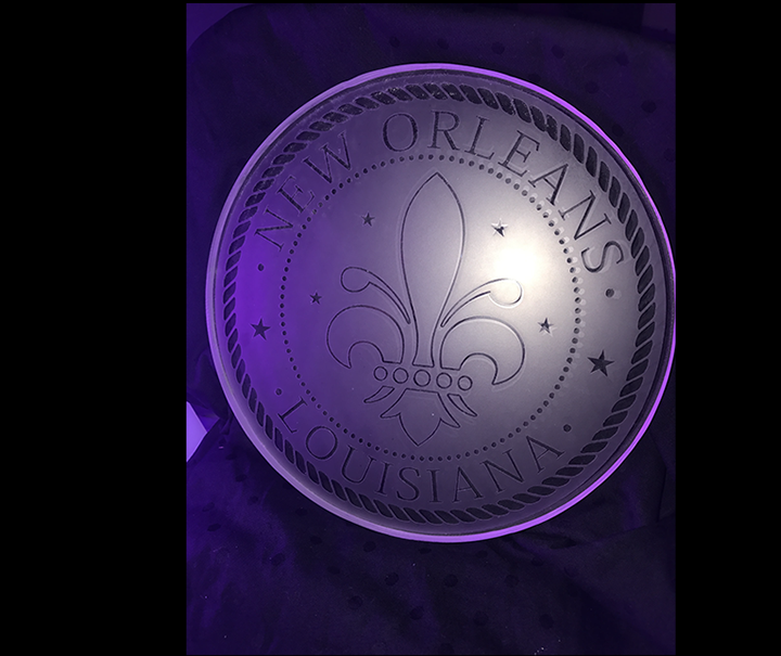 Rasied Metal Letters - New Orleans - Nola -Cut Out Plastic Letters - Cut Out Shapes - Cut Out Logos - Channel Letters Service 