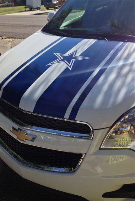 Vehicle Graphics - Hood Stripes - New Orleans - Nola - Racing Stripes - Vechical Decals - Vinyl Lettering - Magnetic Signs 