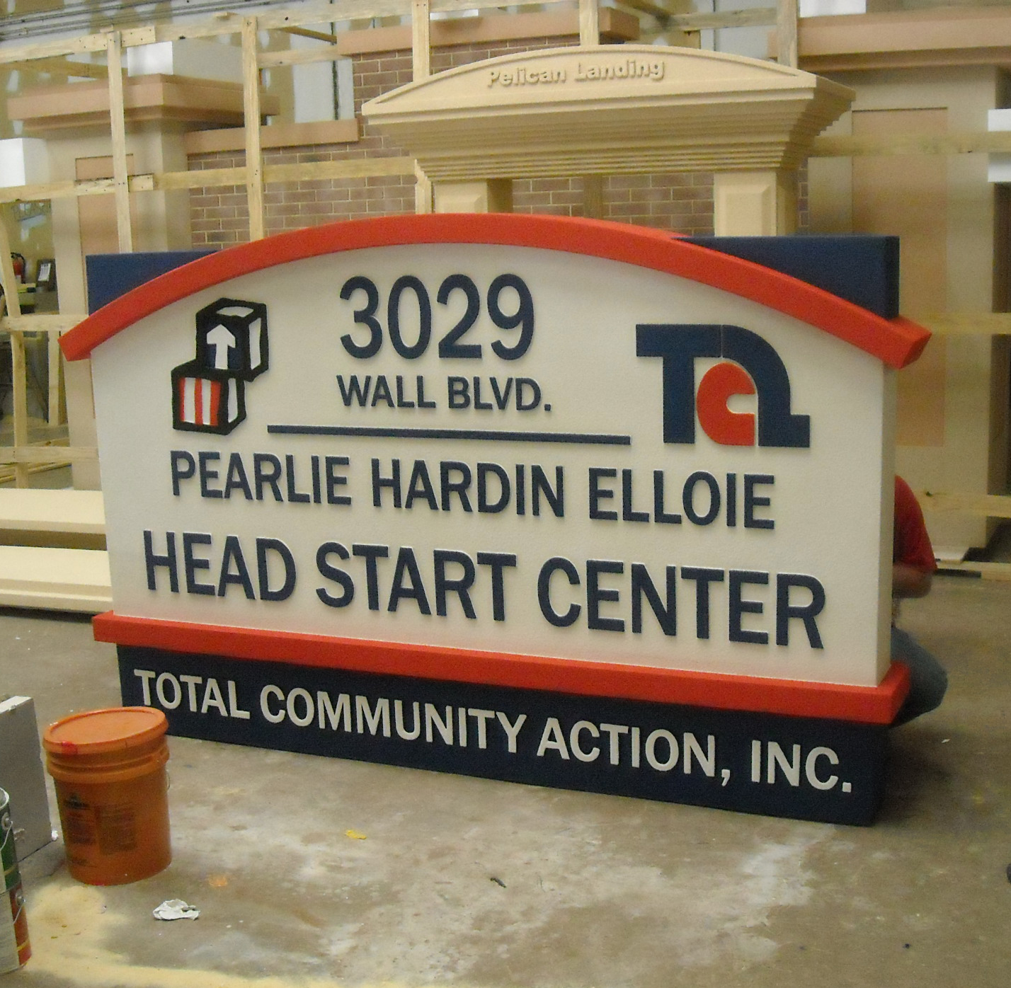 Monument Signs- New Orleans - Pylon Signs Nola - Monument Signs Nola- 2 Simensional Pylon Signs- Architectural Monument Signs Nola- New Orleans