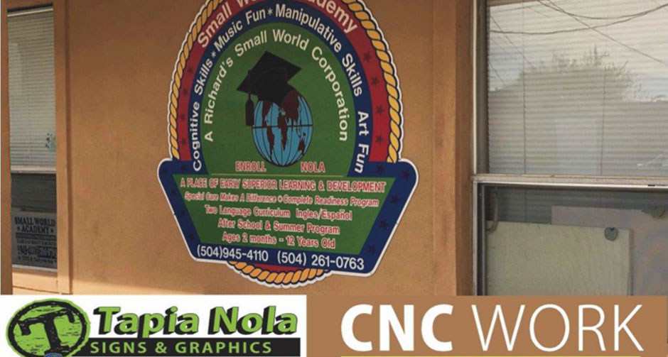 TAPIA NOLA CNC WORK NEW ORLEANS  ,WATER JET METAL CUTTING, LASER CUTTINGPLASTIC, CUSTOM LASER CUT PLASTIC
