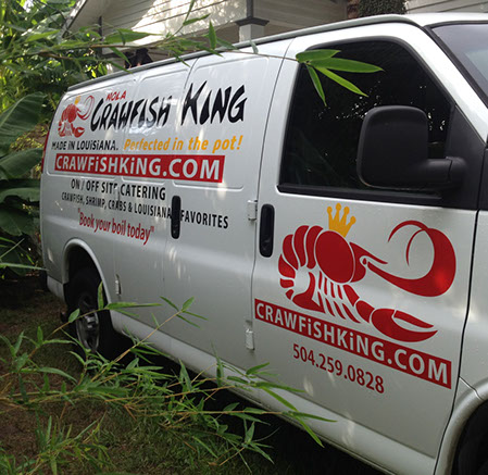 New Orleans - Nola - Truck Lettering - Van Lettering - Trailer Lettering - Boat Lettering