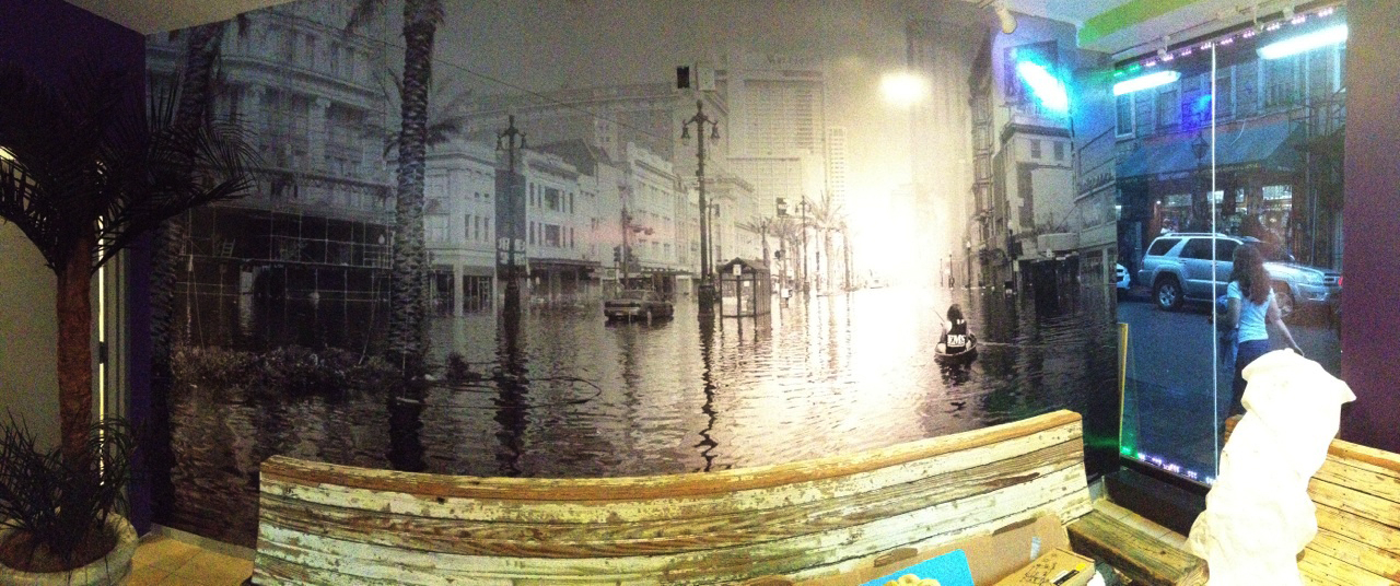 Wall Wrap Mural - Mural Backdrop -New Orleans - Nola - Wall Decoration Mural - Mural Accent - New Orleans Mural 