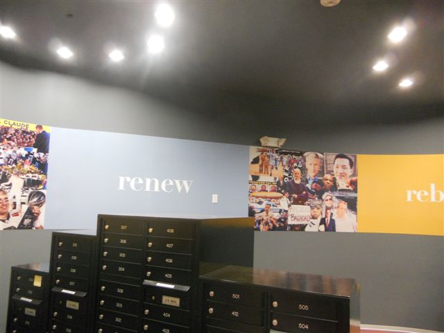 Wall Wrap with Lamination -  New Orleans - Nola - Vinyl Removal and Instalation - Graffiti Removal 