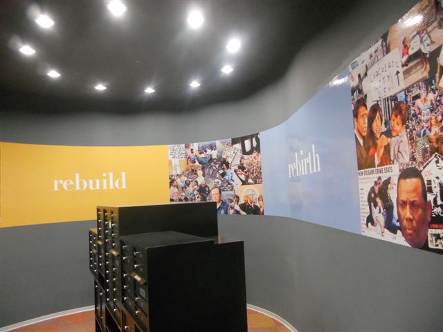 Wall Wrap Mail Room - New Orleans - Nola - Vinyl Letters - Full Color Printing 